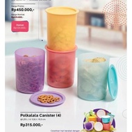 Tupperware One Touch 1.25L (1pc), Polkadot, Camelia Bloosom, bekas kedap udara, bekas milo, boskut, 