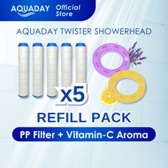 [AQUADAY] Twister Showerhead PP Filter & VC Aroma Capsule Refill