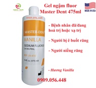 Gel ngậm fluor trung tính Master Dent 2% Sodium flour và 2% Neutral hương Vanilla ngừa sâu răng giảm