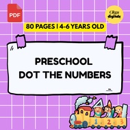 DD3 [PDF SOFTCOPY] Dot the Numbers Worksheet for Preschool Age 4-6