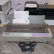 เครื่องพิมพ์ดอทเมตริกซ์ Epson LQ-2090 ขนาด A3มือสองพร้อมใช้งานใช้สำหรับออกบิล  เครื่องปริ้นหัวเข็ม ลอกลายสัก ปริ้นกระดาษต่อเนื่อง 5 Copy