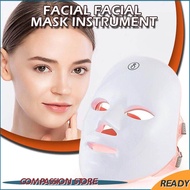 Facial LED Mask Device 7 colors Light Therapy Photon Beauty Machine Skin Rejuvenation Face Care Treatment Anti Acne Wrinkles