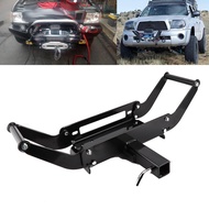 Universal Winch Mount Plate Bracket สำหรับ 9000lbs‑13500lbs ความจุรอกรถบรรทุก ATV รถพ่วง 4x4