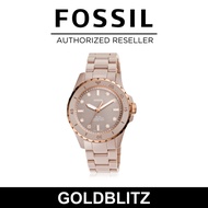 Fossil Analog CE1111 Three-hand Salted Caramel Ceramic Watch