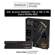 WD BLACK SN850X 1 TB | 2 TB | 4 TB Gen.4 NVMe SSD Western Digital