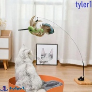 TYLER1 Simulated Bird Cat Stick Head, Cat Teaser Stick Plush Cat Teaser Stick Replacement Head, Suct