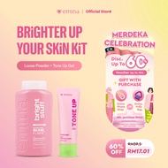 Emina Brighter Skin Kit - Tone Up Gel and Loose Powder