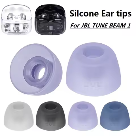 Silicone Ear Tips Earbuds For JBL Tune beam bluetooth Earphones Replacement tune beam 1st gen soft e