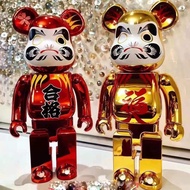 400% 28CM  Electroplating Dharma Bearbrick Action Figure Toy Gift