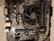 B450M-A 電腦底板 加 CPU i7  10700F CPU 風扇