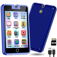 Kids Toy Smart Phone for Boys Girls Age 3-8, Touchscreen Pretend Cell Phone Learning Toy Gift with W