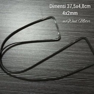 CAR RADIATOR UPPER TANK SEAL RUBBER DIMENSIONS 37.5X4.8CM 4X2MM UNIVERSAL / GENUINE RADIATOR TANK SE