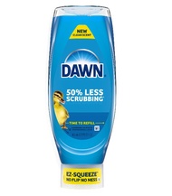 Dawn Ultra EZ-Squeeze 50% Less Scrubbing Dishwashing Liquid Dish Soap, Original Scent, 650ML