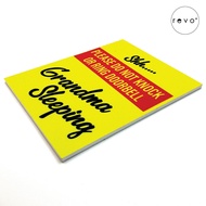 FUNNY CUTE DO NOT KNOCK, DO NOT DISTURB, DND WARNING & INSTRUCTION & NOTICE SIGN