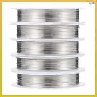 zhiyuanzh  Copper Beading Wire Wraps for Cords Jewelry Shaped 20 Gauge Decorative Jewlery Stainless Steel