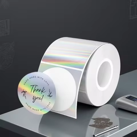 50x50 New Thermal Label Printer Sticker Self-Adhesive Color Laser Thermal Paper Suit for Phomemo M11