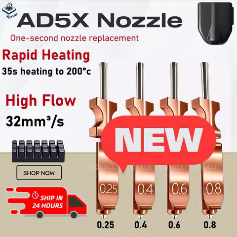 AD5X Hotend Kit AD5X Nozzle Quick-Detachable Nozzle Extruder Quick Release Nozzle for Flashforge Adv