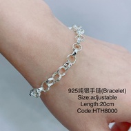 925纯银手链链/HTH8000(925 Silver Bracelet)Rantai tangan perak 925