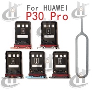 For Huawei P30 Pro Sim Card Tray Slot Holder Card Holder Reader SD Slot Adapter Replacement Parts