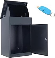 Galvanized Steel Home Parcel Box, Package Drop Box, Extra Large Mailbox, Parcel Box for Porch Delive