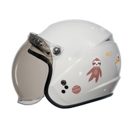 SOL SO-9K SO9K Safety Helmet Dreamer Milk Cap/Brown Half Cover 3/4 Children Hat