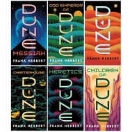 Dune / Dune Messiah / Children of Dune / God Emperor of Dune / Heretics of Dune / Chapterhouse Dune 