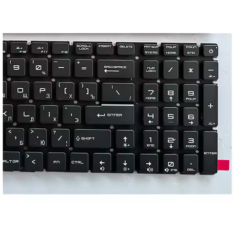 RU Layout for MSI GT76 GP65 GE76 17K4 MS-17K3 GL75 10UG GF75 GS75 GP76 Laptop Keyboard