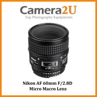 Nikon AF 60mm f/2.8D Micro Macro Lens