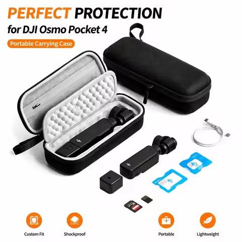 For DJI Osmo Pocket 4 Case, For Pocket 4 Portable Carrying Bag Protective Hard Storage Bag Pocket 4 