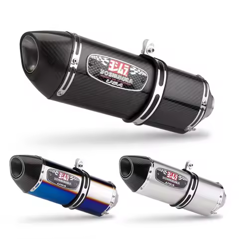 51mm universal motorcycle yoshimura r77 modified exhaust pipe db killer silencer for honda pcx 125 1