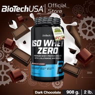 Biotech USA Iso Whey Zero Dark chocolate Flavor (ไอโซเวย์ โปรตีนเวย์ไอโซเลท รสดาร์กช็อคโกแลต)