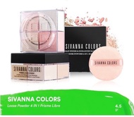 SIVANNA COLORS Loose Powder 4 IN 1 Prisme Libre - Bedak Tabur - Shimer