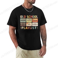 Casual T-Shirt Cassette Tape 80s Retro Style Old School Playlist Fashion Fitness Hip Hop Street