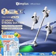 Simplus Vacuum Cleaner | 19,000Pa Hype Suction Power | Green Light Dust Reveal | 700ml Dust Cup XCQH