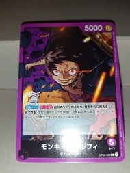 海賊王 One Piece Card GAME TCG 遊戲遊戲卡牌收藏卡 閃卡 白卡 咭 OP05-060 L 2 monkey.d.luffy 路飛 魯夫
