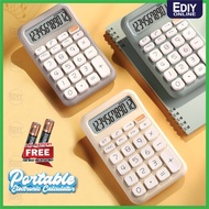【12 digit 】Portable Electronic Calculator Scientific Casio Canon Student LCD Display Matte Muji Offi