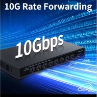 Horaco 10gbps 10gbe sfp+ ethernet switch 8 port 10,000Mbps optical sfp+ network switch unmanaged swi