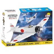 COBI 5729 Mitsubishi A6M2 "Zero-Sen" WWII Aircraft Military Bricks Made in Poland EU Compatible with
