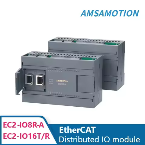 EtherCAT IO Module EC2A-IM24R/IM24TP Dual RJ45 port 14DI 10DO Transistor relay Ethernet Control Remo