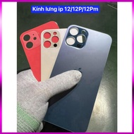 (Retail) Back glass with large hole 12-12P-12Pm (with glue) | GOOD TYPE | Cheap price