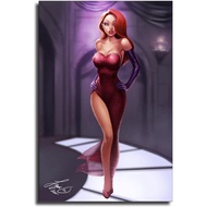 IXX Jessica Rabbit Bad Girl Poster Decorative Painting Canvas Wall Art Living Room Posters Bedroom P