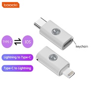 Toocki USB C To Lightning Adapter Lightning Male To Type C Female Converter Type C To IOS Connector For iphone 15 14 Tablet