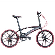 [SG Ready Stock] Hito x6 22inch folding bike foldable bicycle new model