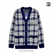 韓國預訂 3色選 MLB學院風 刺繡logo 針織外套