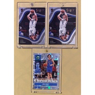 Lot of 3 - Josh Giddey RC 2021-22 Panini Select Courtside Chronicles Cracked Ice SSP Rookie Cards