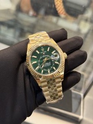 Rolex 336938 綠面 Sky-Dweller