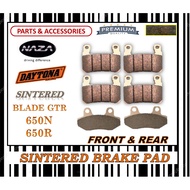 NAZA BLADE GTR 650 R 650 N BRAKE PADS SET SINTERED LONG LIFE DAYTONA