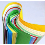 50pcs Colored Stiff Cardstock A4 Craft Cardstock Children's Origami