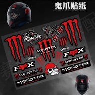 Motorcycle Reflective Magic Claw Sticker Electric Vehicle Modified Ghost Claw Sticker Bicycle Decora