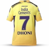 Chennai Super Kings Cricket Match Jersey IPL 2023, DHONI 7D